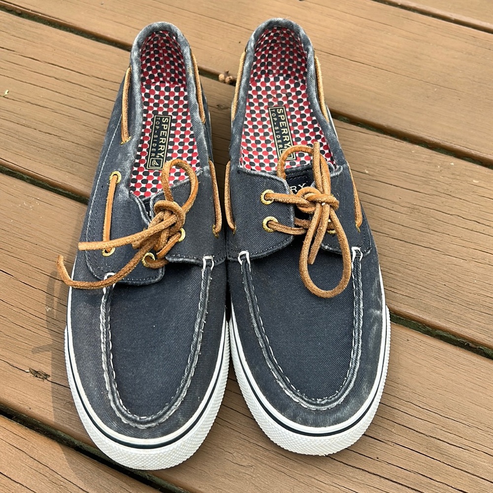 Sperry Top Sider Boat Shoes, Size 10